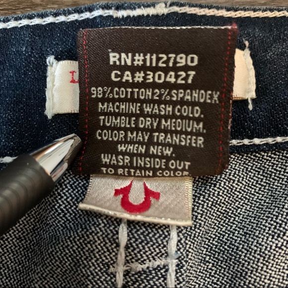 True Religion Limited Edition World Tour Denim Jeans 31x31 - Picture 6 of 11